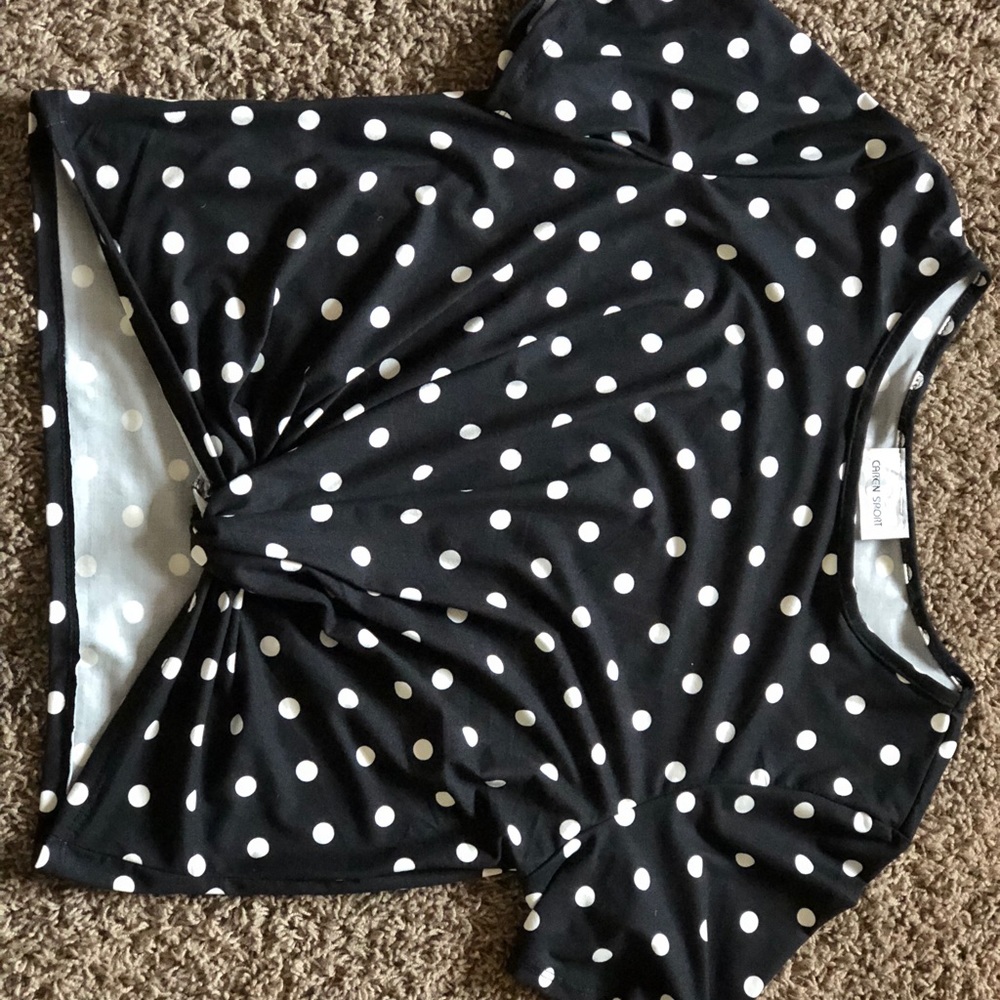 Polk a dot top